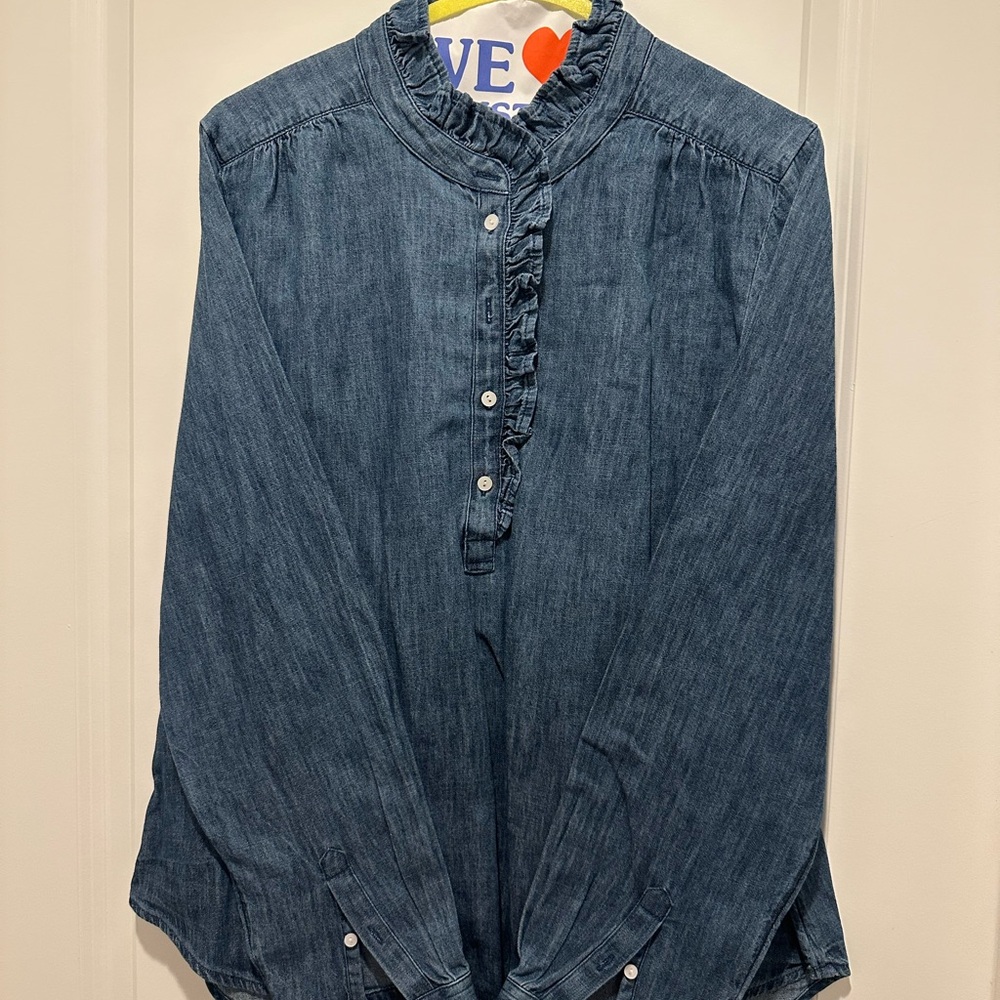 Caslon Indigo Denim Shirt